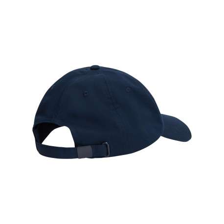 Casquette en coton biologique marine unie avec fermeture strapback - Image 2