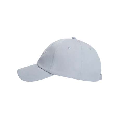 Casquette en coton biologique bleu clair unie avec fermeture strapback - Image 3