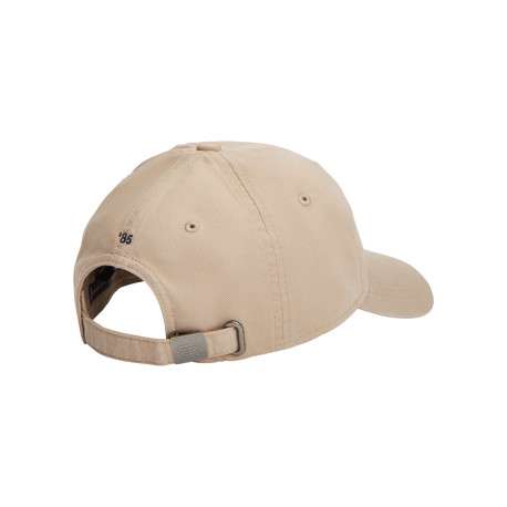 Casquette en coton biologique beige pourvue d'une fermeture strapback - Image 2