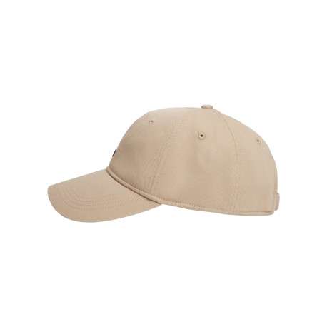 Casquette en coton biologique beige pourvue d'une fermeture strapback - Image 3
