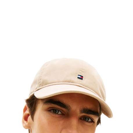 Casquette en coton biologique beige pourvue d'une fermeture strapback - Image 4