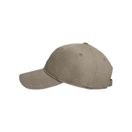 Casquette en coton biologique taupe pourvue d'une fermeture strapback - Image 3