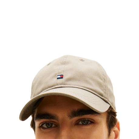 Casquette en coton biologique taupe pourvue d'une fermeture strapback - Image 4