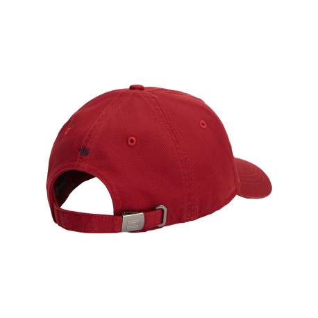 Casquette en coton biologique rouge pourvue d'une fermeture strapback - Image 2