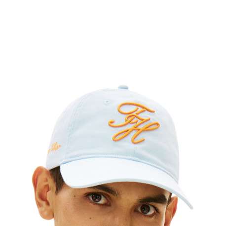 Casquette en coton biologique ciel pourvue d'une fermeture strapback - Image 4