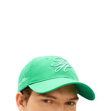 Casquette en coton biologique verte pourvue d'une fermeture strapback - Image 4