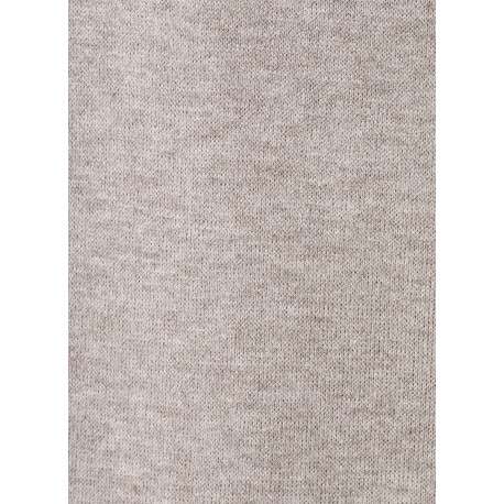 Pantalon jogging taupe uni avec une coupe droite et une taille élastiquée - Image 5