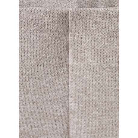 Pantalon jogging taupe uni avec une coupe droite et une taille élastiquée - Image 6