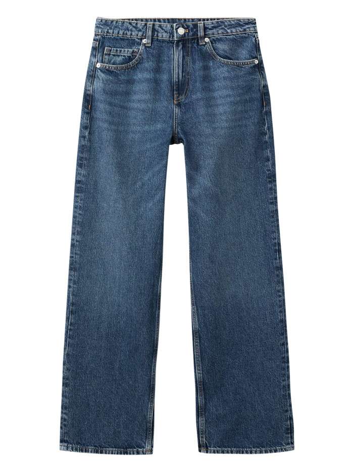 Jean en coton bleu indigo...