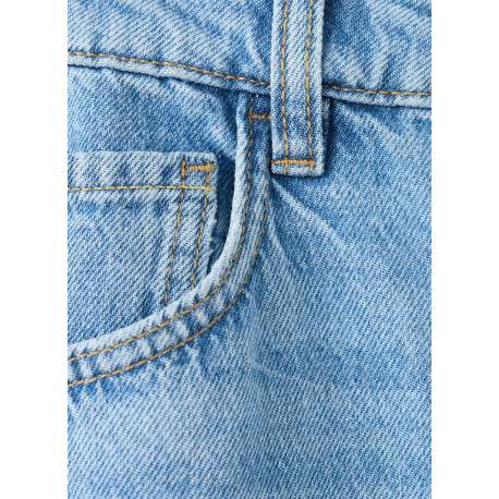 Jean en coton bleu stone délavé avec une coupe bootcut et 5 poches - Image 7