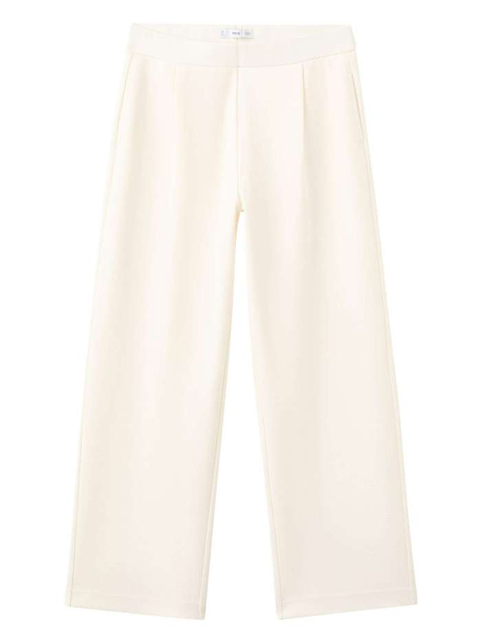 Pantalon chino beige uni...