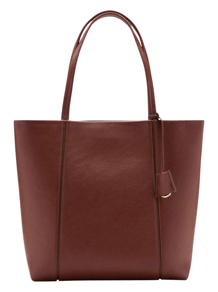 Sac shopping chocolat uni...