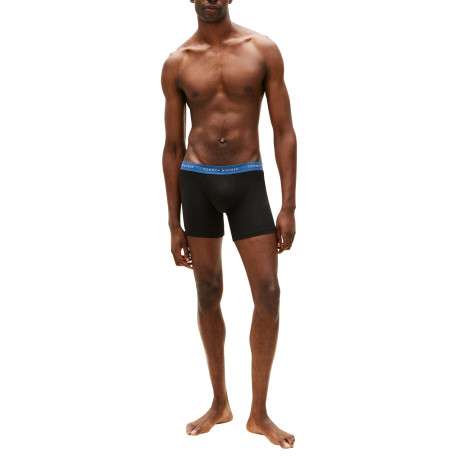 Lot de 3 boxers en coton noirs pourvus d'une taille élastiquée - Image 6