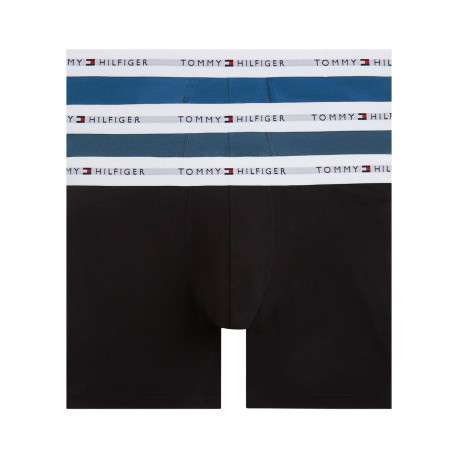 Lot de 3 boxers en coton multicolores pourvus d'une taille élastiquée