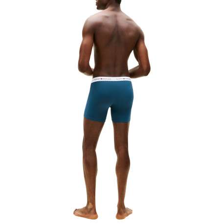 Lot de 3 boxers en coton multicolores pourvus d'une taille élastiquée - Image 4