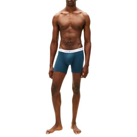 Lot de 3 boxers en coton multicolores pourvus d'une taille élastiquée - Image 6