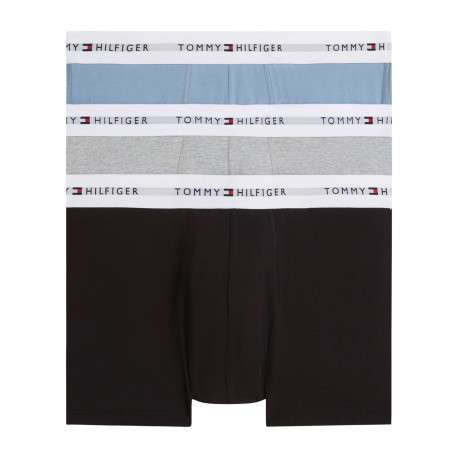 Lot de 3 boxers en coton multicolores pourvus d'une taille élastiquée