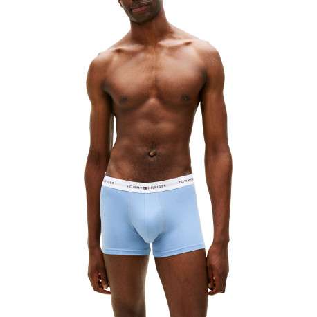 Lot de 3 boxers en coton multicolores pourvus d'une taille élastiquée - Image 3