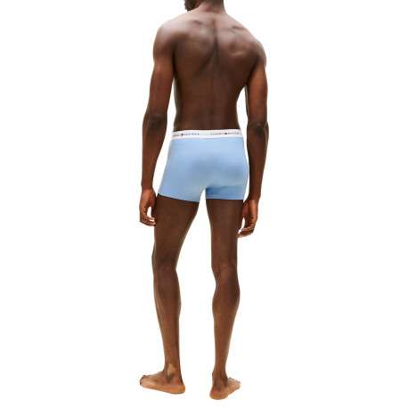 Lot de 3 boxers en coton multicolores pourvus d'une taille élastiquée - Image 4