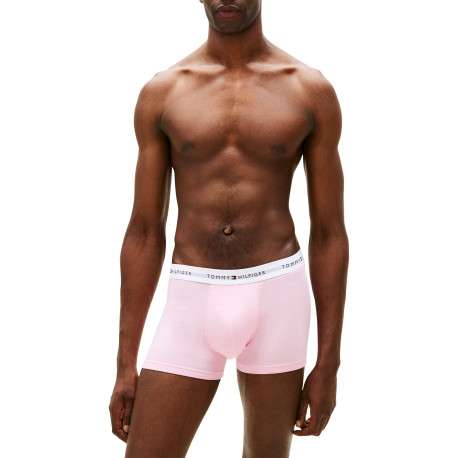 Lot de 3 boxers en coton multicolores pourvus d'une taille élastiquée - Image 3