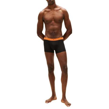 Lot de 3 boxers en coton noirs pourvus d'une taille élastiquée - Image 6
