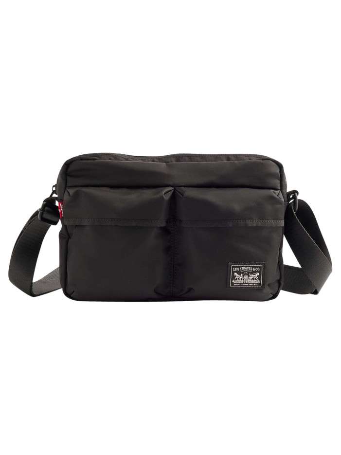 Sac à bandoulière noir orné...