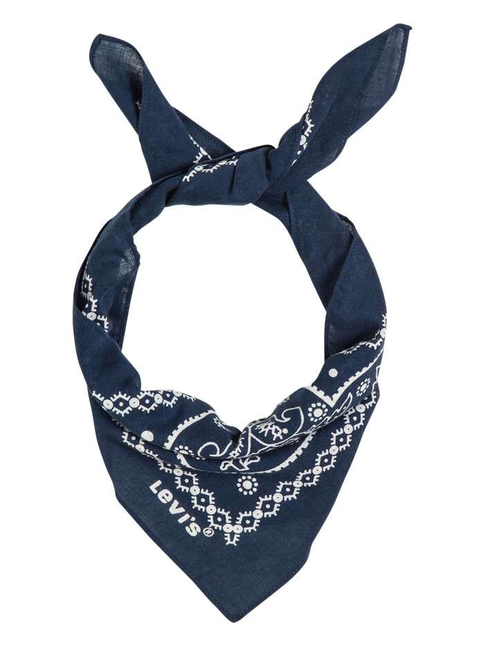 Foulard carré en coton...