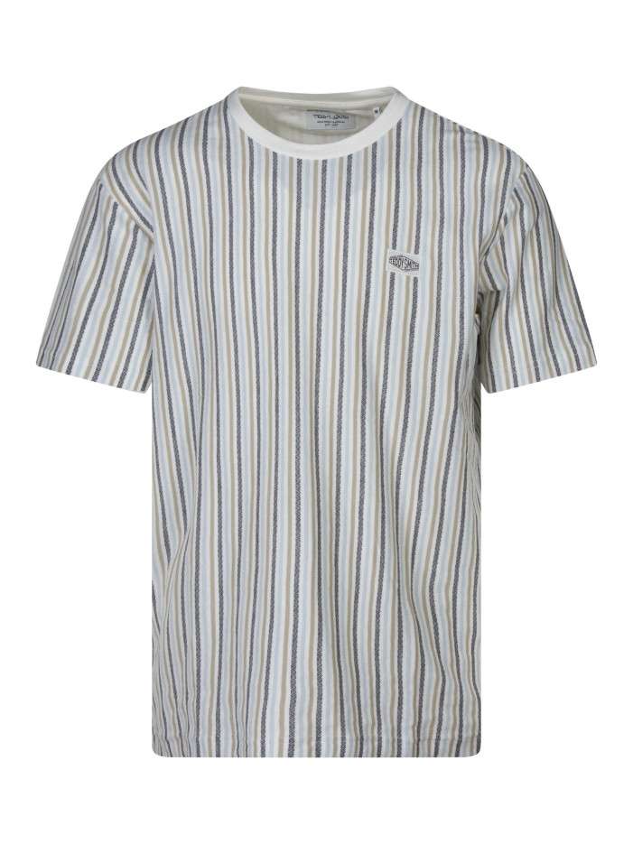T-shirt en coton blanc à...