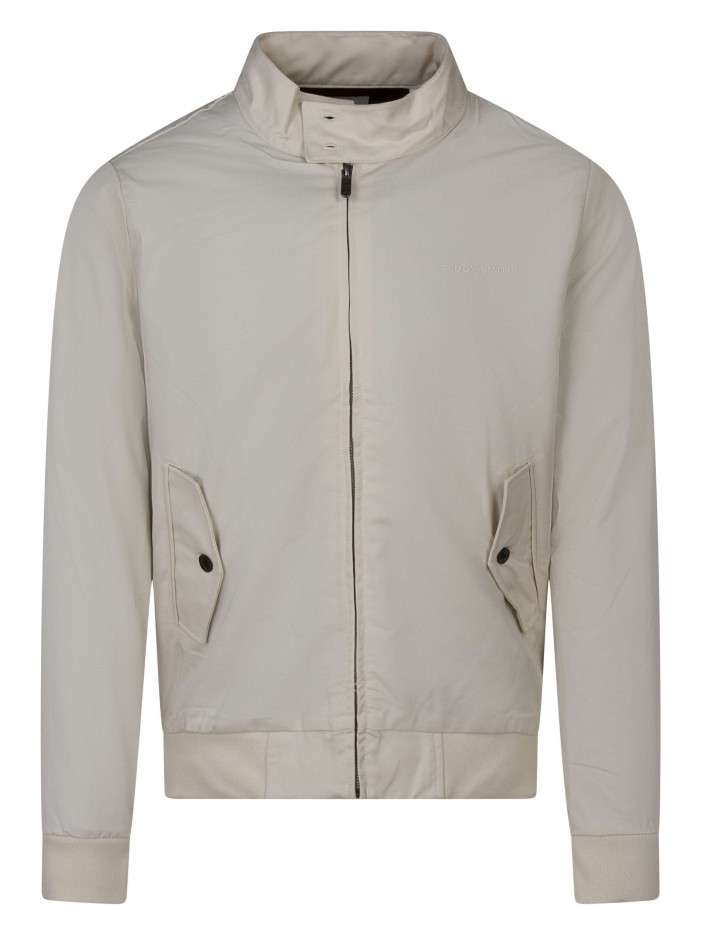Blouson beige uni avec une...