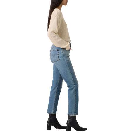 Jean 501® coupe droite en coton mélangé bleu pourvu de poches plaquées - Image 5