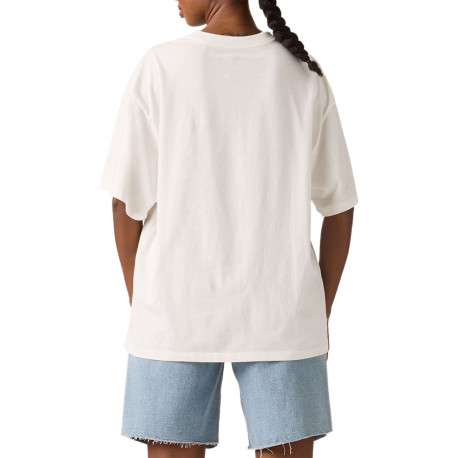 T-shirt en coton blanc à coupe ajustée pourvu de manches courtes - Image 4