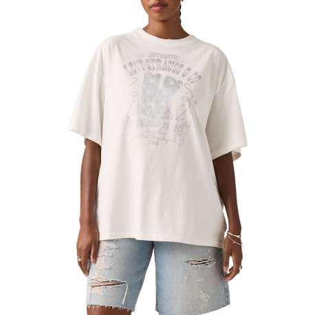T-shirt en coton blanc à coupe ajustée pourvu de manches courtes - Image 6