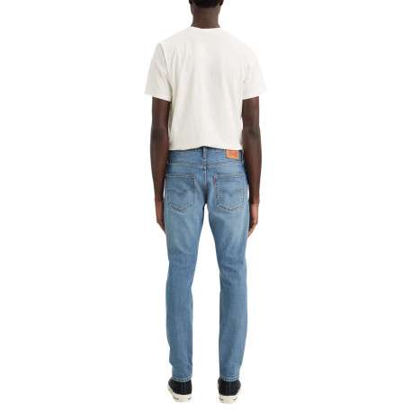 Jean 512® en coton mélangé bleu à coupe slim pourvu de coutures contrastées - Image 3