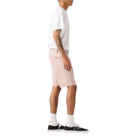 Short chino rose à coupe droite pourvu du patch de la marque - Image 5