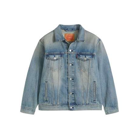 Veste en coton stone à coupe ajustée pourvu d'un col à revers
