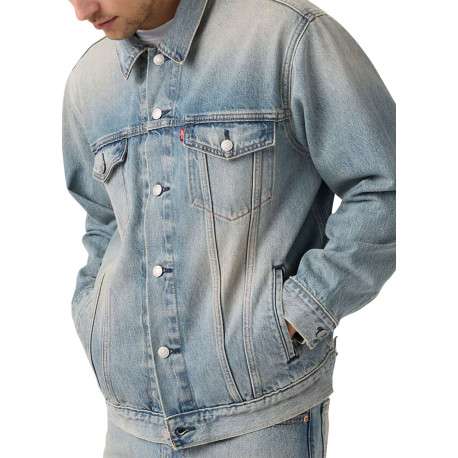 Veste en coton stone à coupe ajustée pourvu d'un col à revers - Image 3