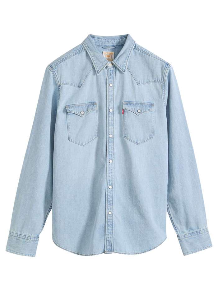 Chemise en coton stone à...