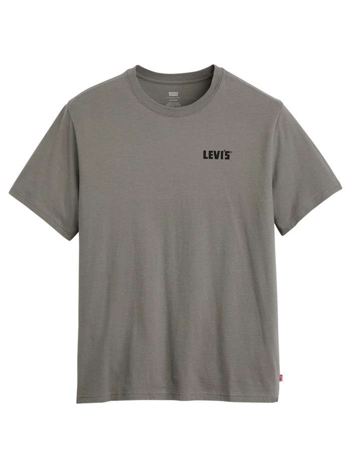 T-shirt en coton anthracite...