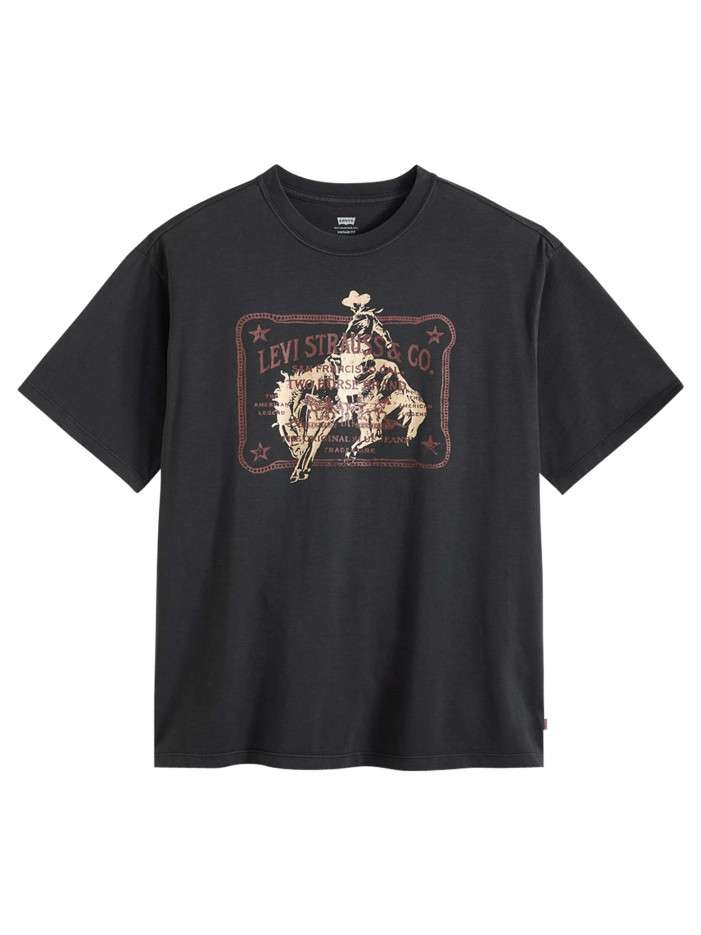 T-shirt en coton noir...