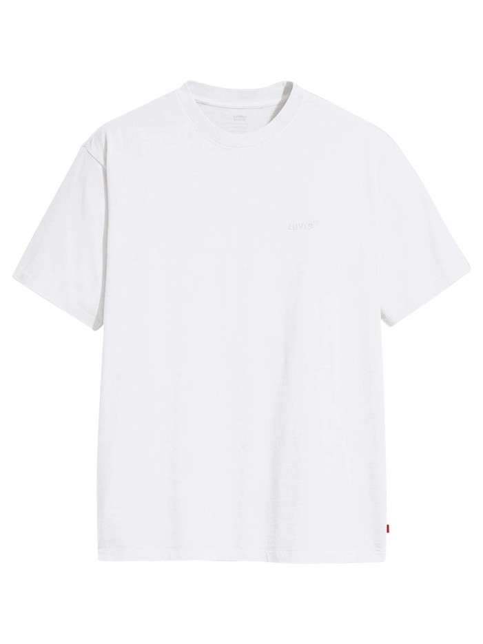 T-shirt en coton blanc à...