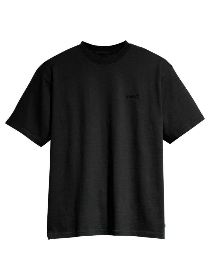 T-shirt en coton noir à...