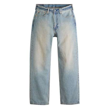 Jean 565 en coton bleu à coupe droite pourvu de multiples poches