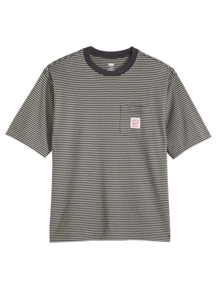 T-shirt en coton anthracite...
