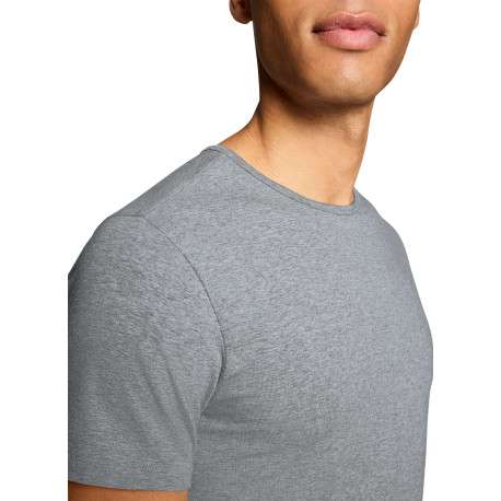 Lot de 2 t-shirts en coton multicolores à coupe droite et cols ronds - Image 5