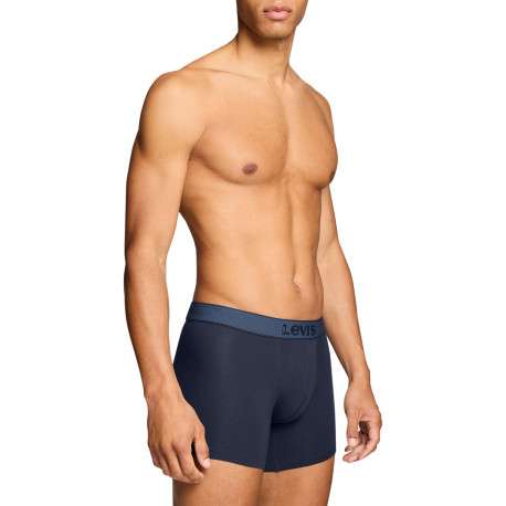 Lot de 2 boxers en coton marine pourvus de ceintures élastiquées - Image 6