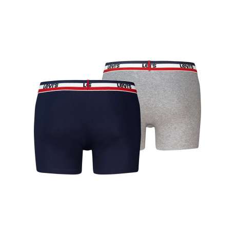 Lot de 2 boxers en coton multicolores pourvus de ceintures élastiquées - Image 2