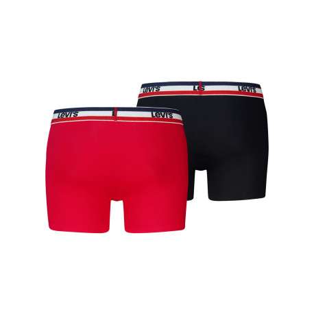 Lot de 2 boxers en coton multicolores pourvus de ceintures élastiquées - Image 2