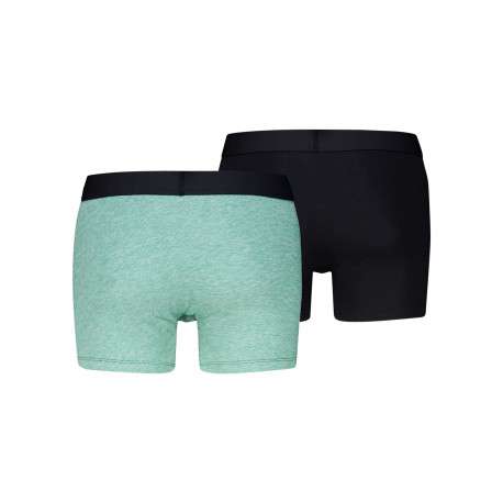 Lot de 2 boxers en coton multicolores pourvus de ceintures élastiquées - Image 2