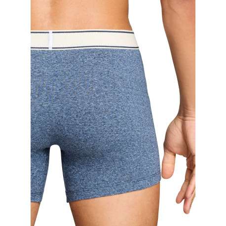 Lot de 2 boxers en coton bleus pourvus de ceintures élastiquées - Image 6