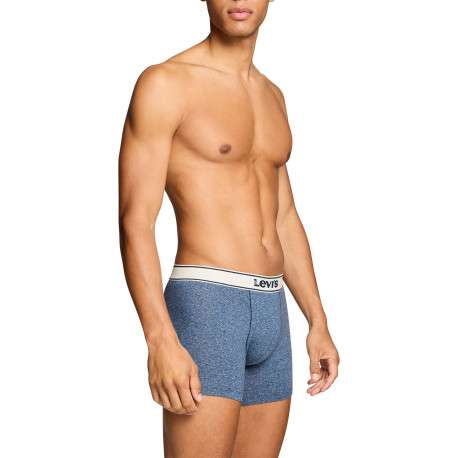 Lot de 2 boxers en coton bleus pourvus de ceintures élastiquées - Image 7